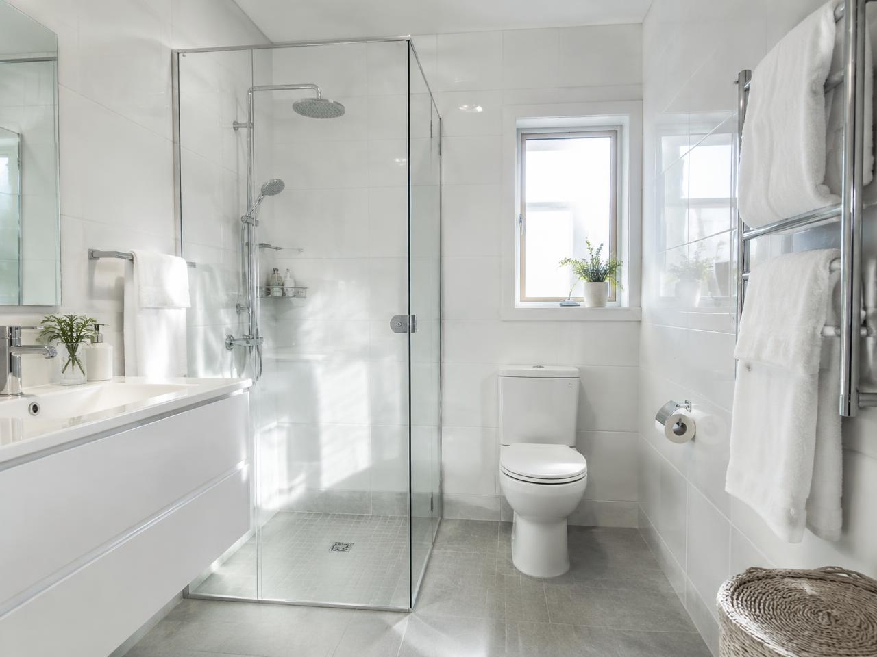 Clean bathroom